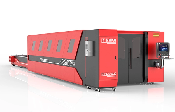 Máy cắt laser sợi quang 3KW 6KW với bàn con thoi 6000 * 2000mm