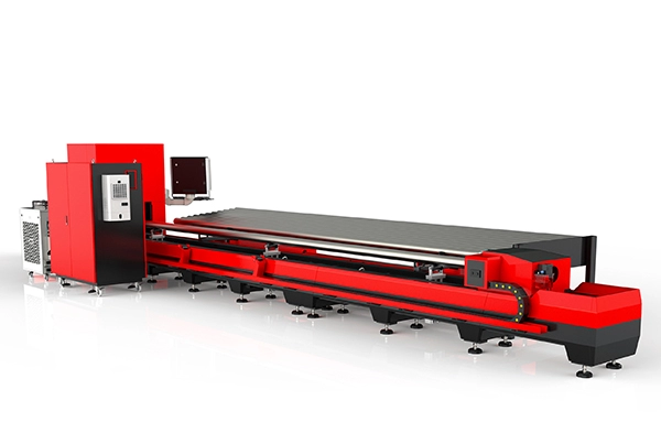 Máy cắt laser ống kim loại có đường kính lớn 6 mét Chiều dài sản phẩm hình ống