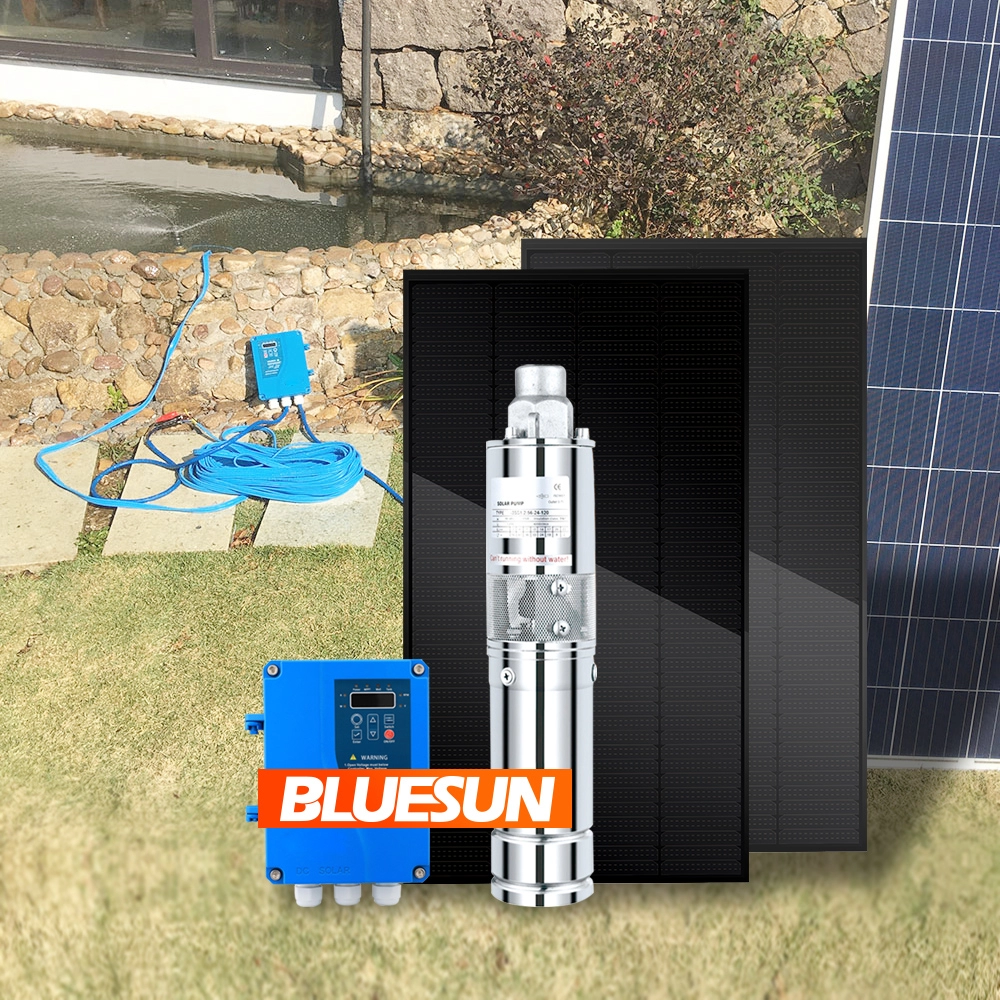 Bluesun 80m Đầu bơm năng lượng mặt trời DC 48V Hệ thống bơm năng lượng mặt trời 600W Máy bơm năng lượng mặt trời cho sâu