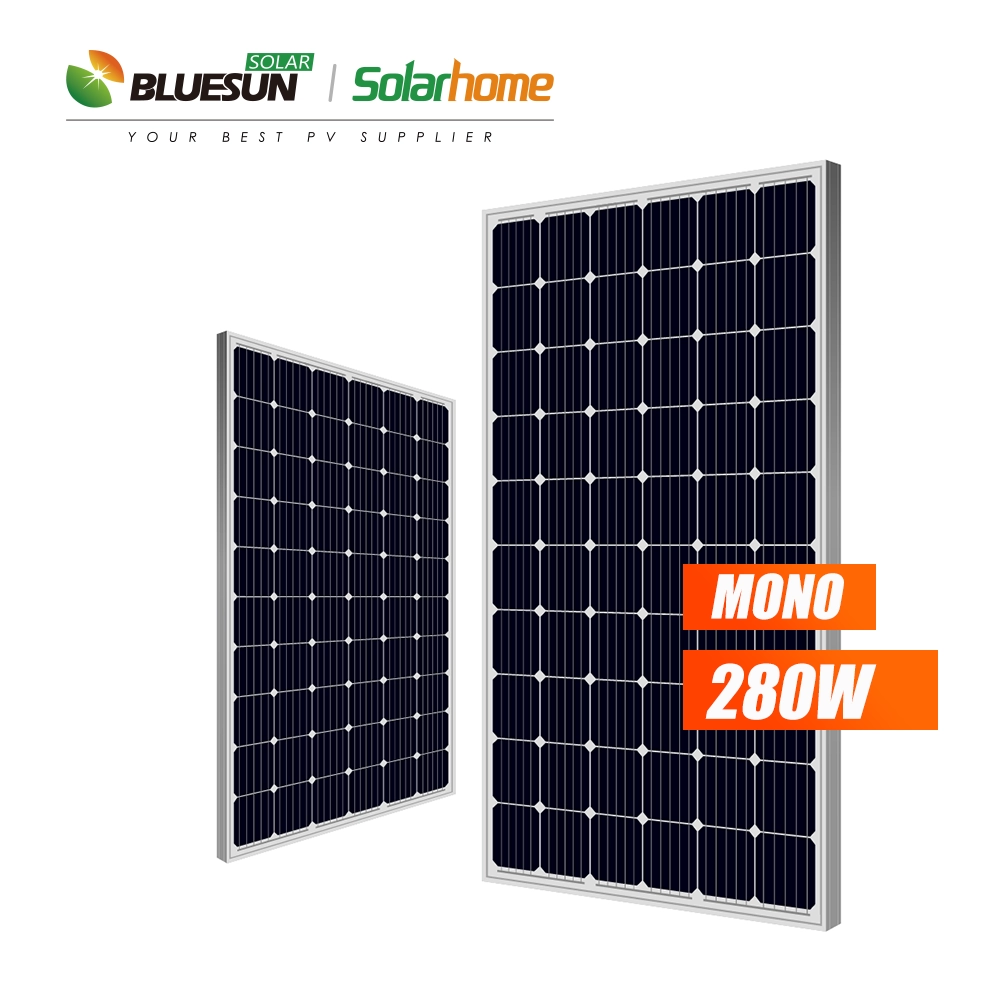 BlueSun Mono Solar Panel 60 Cells Series 270W 275Watt 280WP 285W Module Solar