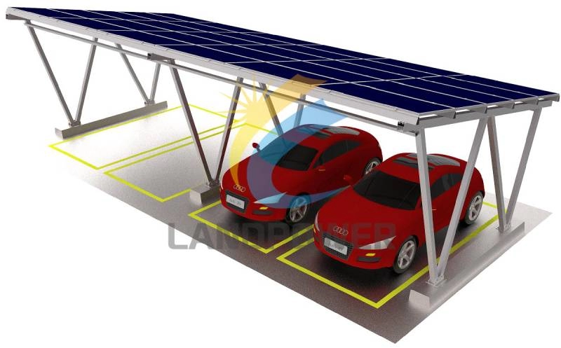 Cấu trúc cửa hàng ô tô bằng bảng điều khiển năng lượng mặt trời bằng nhôm
