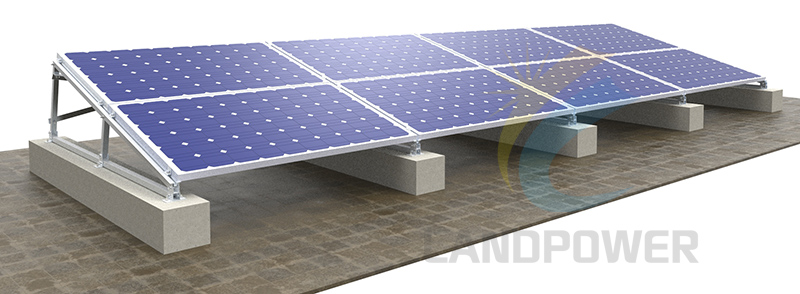 solar panel flat roof mounting ballast