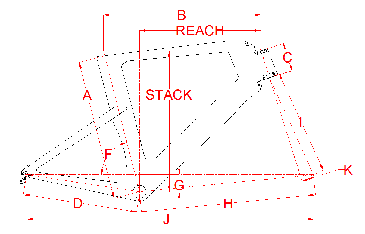 Racing Time Trial Bike Frame