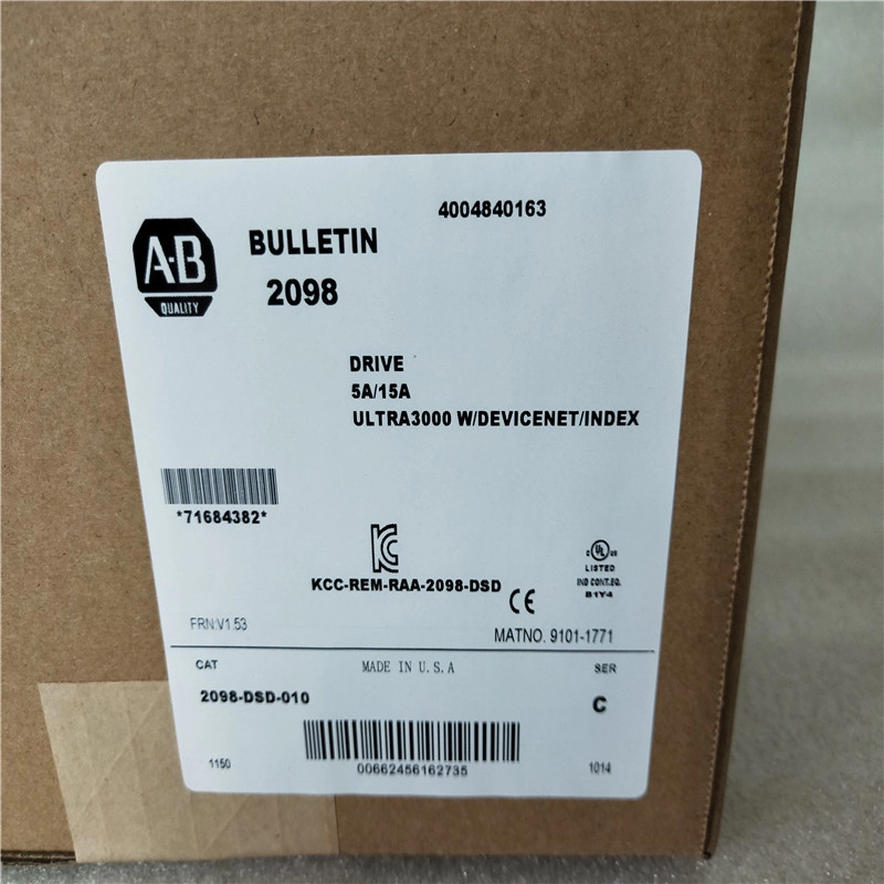 Bộ truyền động Servo kỹ thuật số Allen Bradley 2098-DSD-010 Ultra 3000