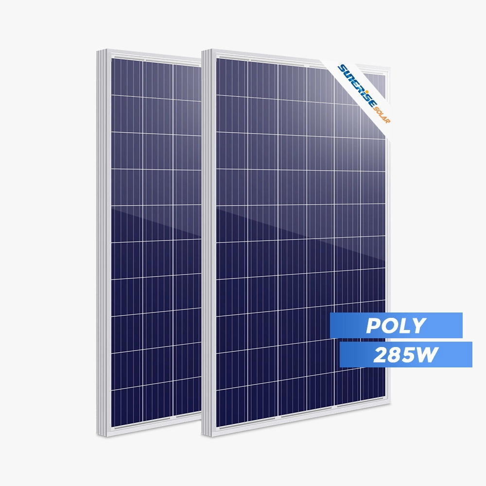 Giá bảng điều khiển năng lượng mặt trời đa tinh thể 285 Watt hiệu quả cao