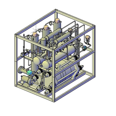 Máy tạo hydro ngoài trời 250 m³ (máy điện phân sản xuất hydro)