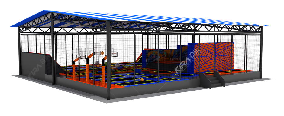 the trampoline park