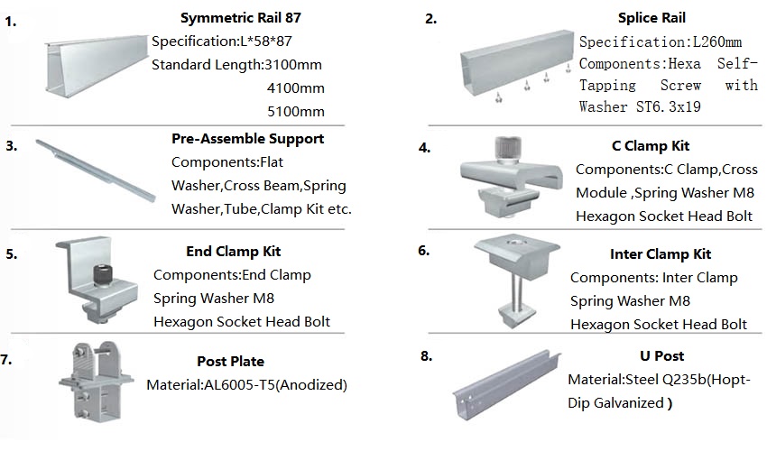 Solar Ground Mounting Brackets