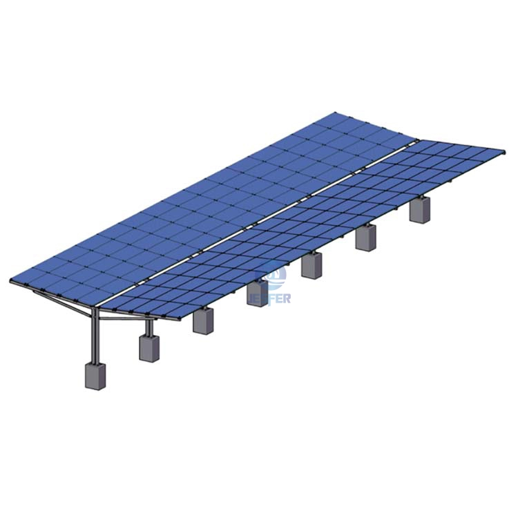 Hệ thống lắp đặt năng lượng mặt trời Nhà để xe bằng thép mạ kẽm loại Y