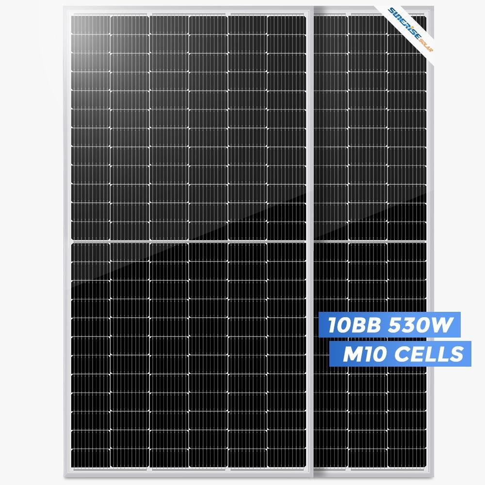 Bảng điều khiển năng lượng mặt trời Mono PERC 530 watt với hiệu suất cao