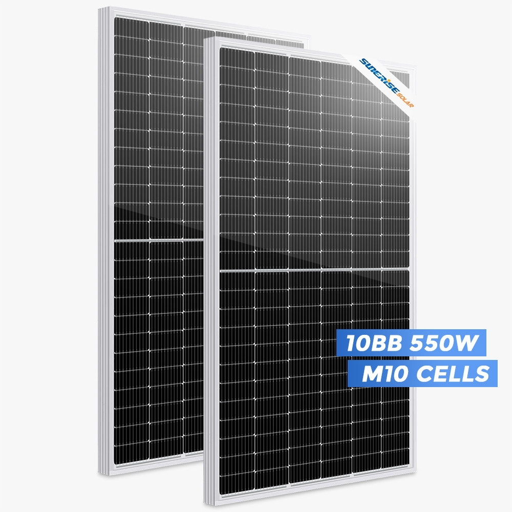 144 Bảng điều khiển năng lượng mặt trời cắt một nửa Mono 550watt với giá tốt nhất