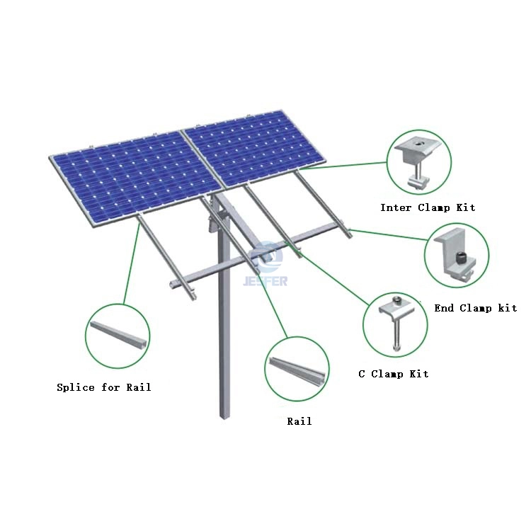 Đế nối đất một cực cho hệ thống cấu trúc bơm năng lượng mặt trời