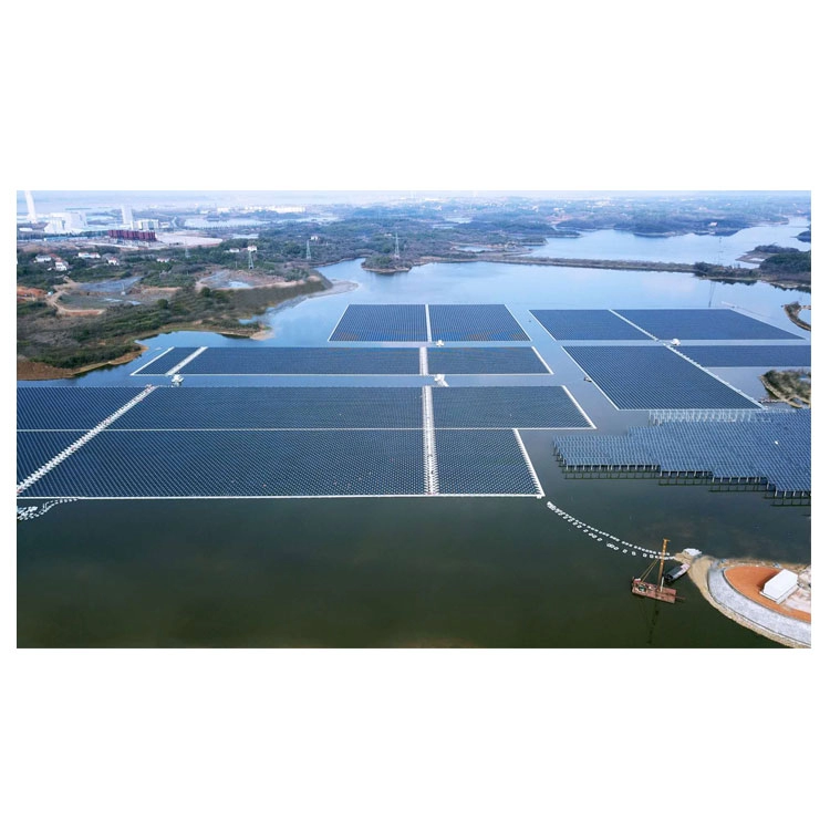 Hồ khô Giải pháp neo đầy đủ Bộ dụng cụ năng lượng mặt trời HDPE Cấu trúc lắp đặt năng lượng mặt trời Bể bơi nổi
