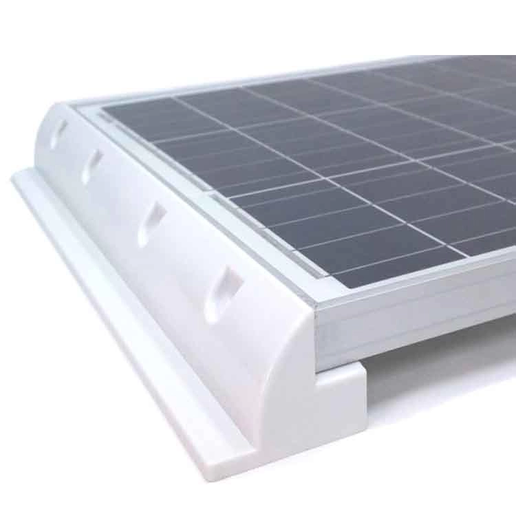 Bảng điều khiển năng lượng mặt trời bằng nhựa ABS Gắn cánh lướt gió dài cho RV / Caravan ABS Chiều dài 530mm