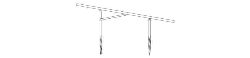 Solar Ground Mount Bracket