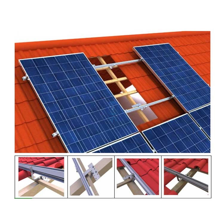 Hệ thống giá đỡ lắp đặt năng lượng mặt trời trên mái ngói