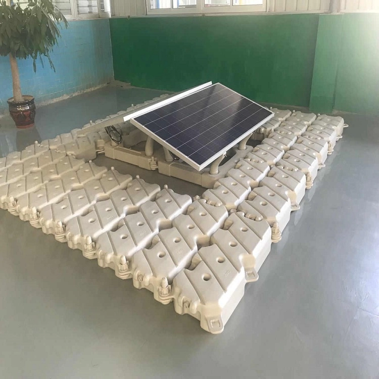 Dễ dàng cài đặt HDPE Phao PV Mô-đun PV nổi Hệ thống trang trại năng lượng mặt trời Đài phun nước
