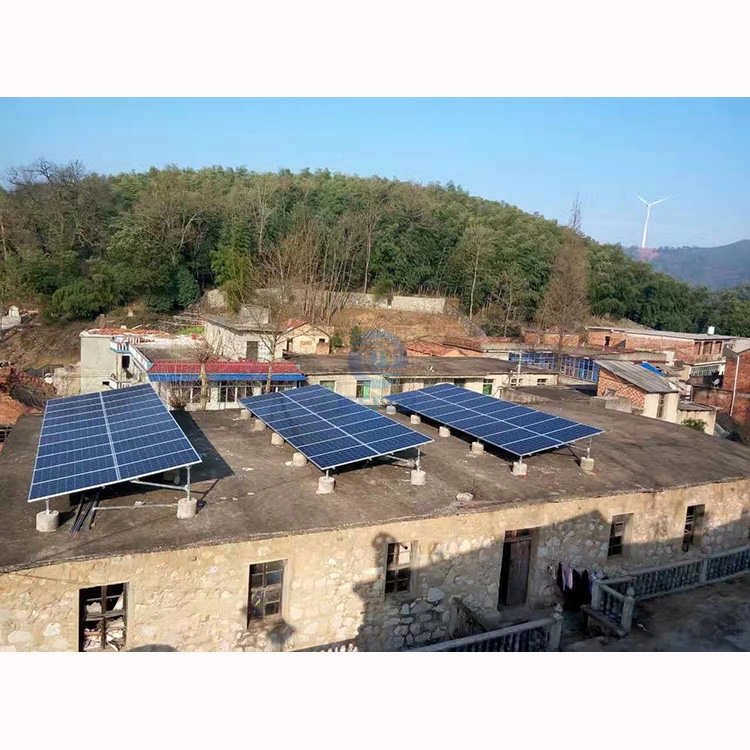 Nền tảng bê tông Hệ thống lắp đặt mái nhà bằng năng lượng mặt trời