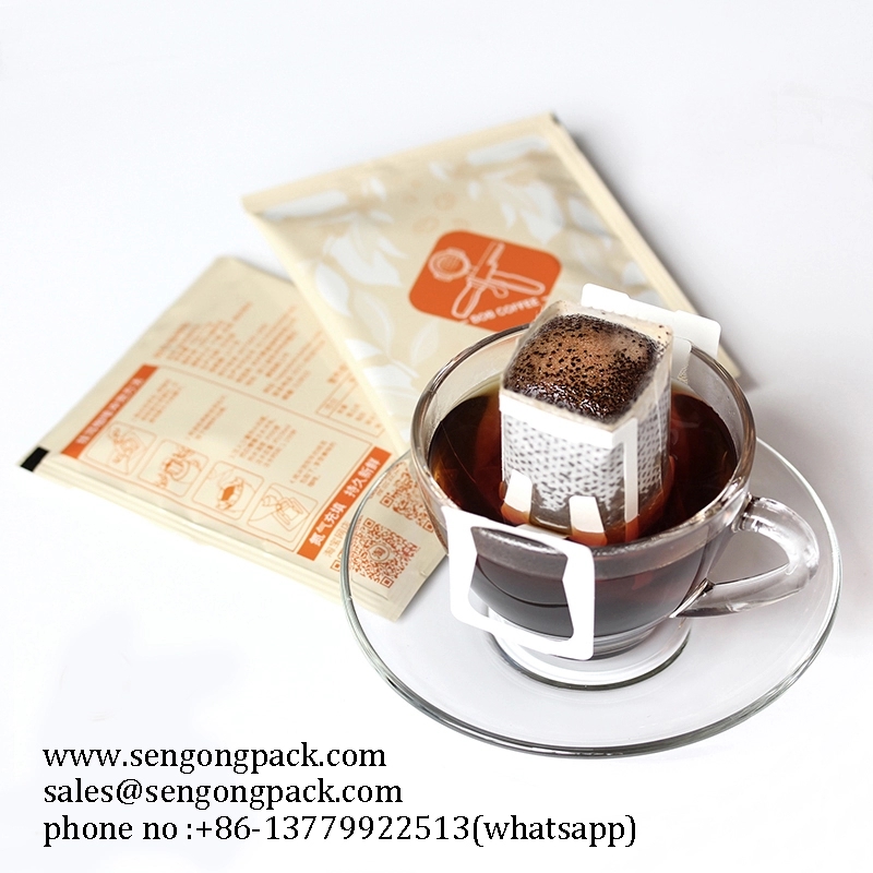 Indonesia Máy đóng gói cà phê nhỏ giọt Sumatra Mandheling với phong bì bên ngoài