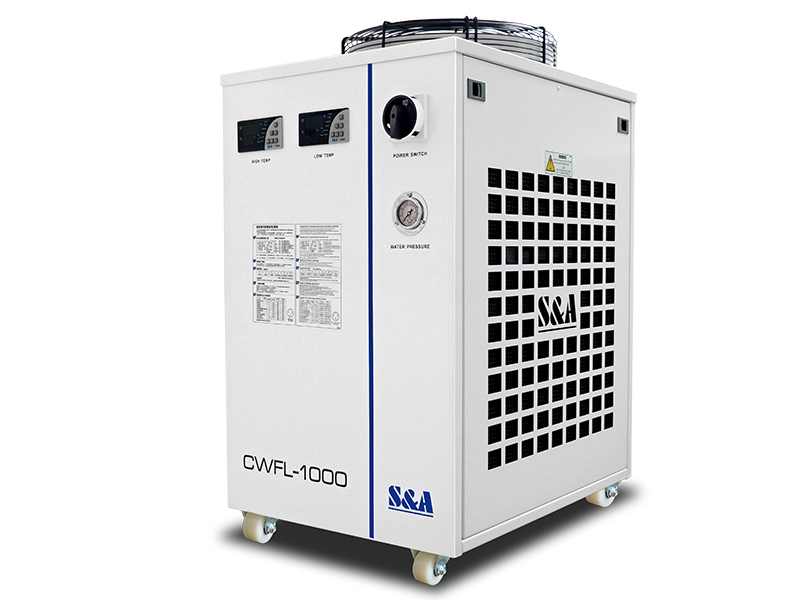 Hệ thống làm mát bằng laser CWFL-1000 với bộ điều khiển nhiệt độ kỹ thuật số kép