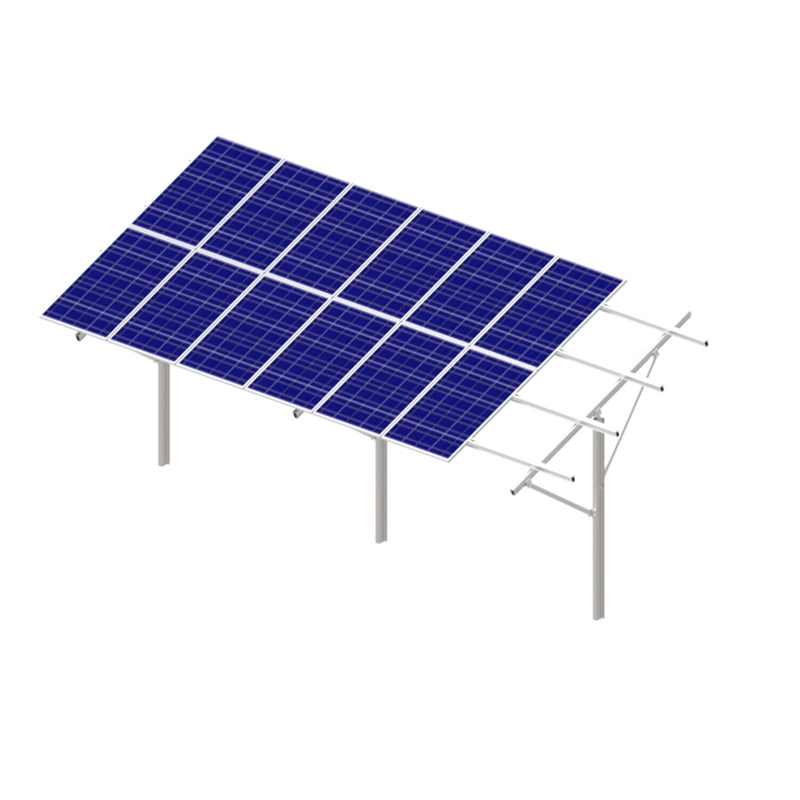 Cấu trúc lắp đặt mặt đất của bảng điều khiển năng lượng mặt trời Hệ thống cọc