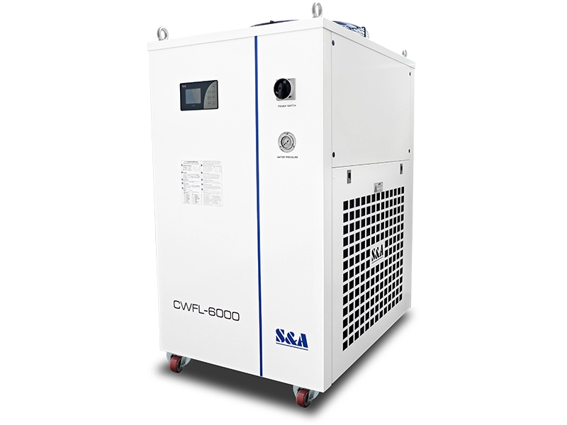 Máy làm lạnh nước làm mát bằng nhiệt độ kép CWFL-6000 cho tia laser sợi quang 6000W