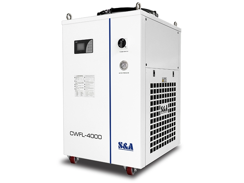 Máy làm lạnh nước mạch làm mát kép CWFL-4000 hiệu suất làm mát ổn định AC 380V 50 / 60Hz