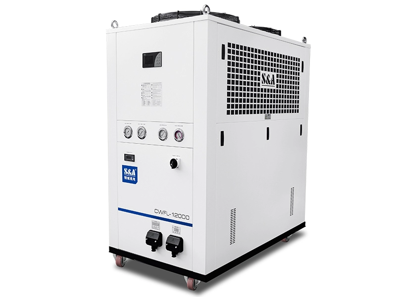Máy làm lạnh nước làm lạnh bằng không khí làm lạnh tuần hoàn CWFL-12000 cho laser sợi quang 12KW