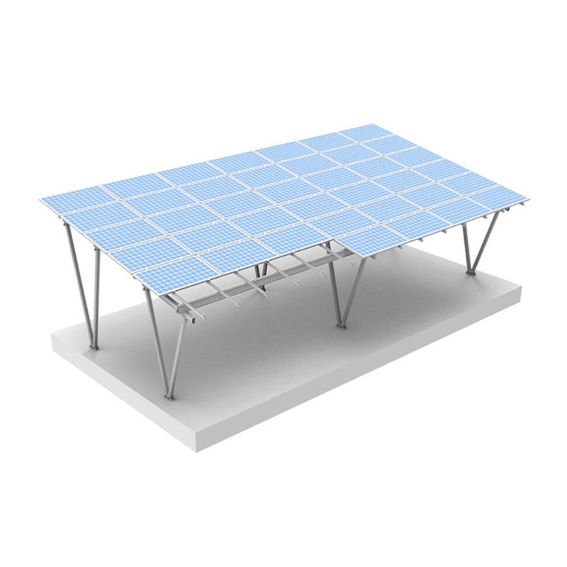 Hệ thống bãi đậu xe bằng nhôm năng lượng mặt trời lắp khung xe thể thao