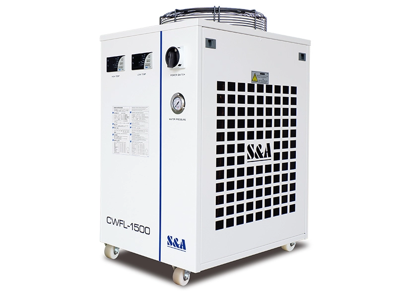 Máy làm lạnh nước CWFL-1500 với chất làm lạnh môi trường cho laser sợi quang