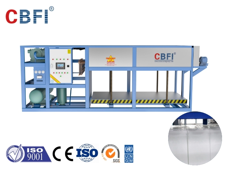 Máy làm đá khối tự động CBFI 5 tấn mỗi 24h