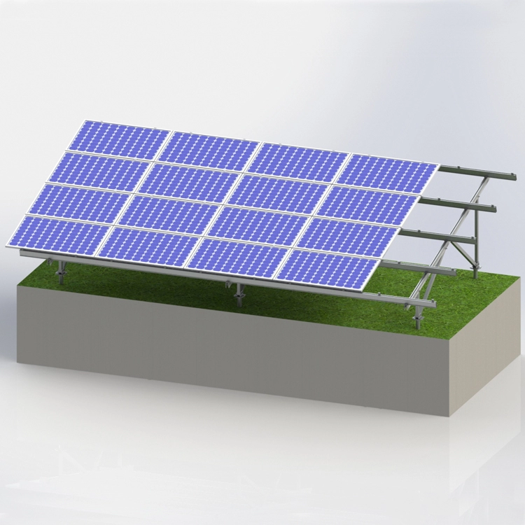 Bảng điều khiển năng lượng mặt trời giá đỡ cho hệ thống mặt đất