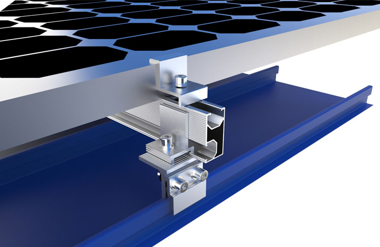 Standing Seam Solar Panel Clamp