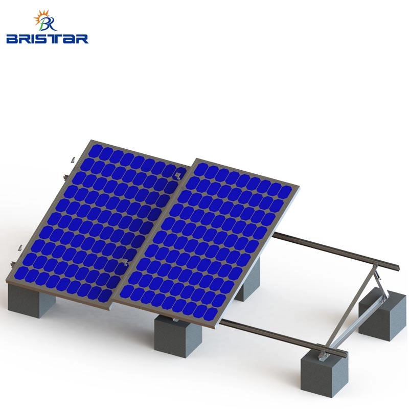 Hệ thống lắp đặt năng lượng mặt trời trên mái phẳng hình tam giác có thể điều chỉnh