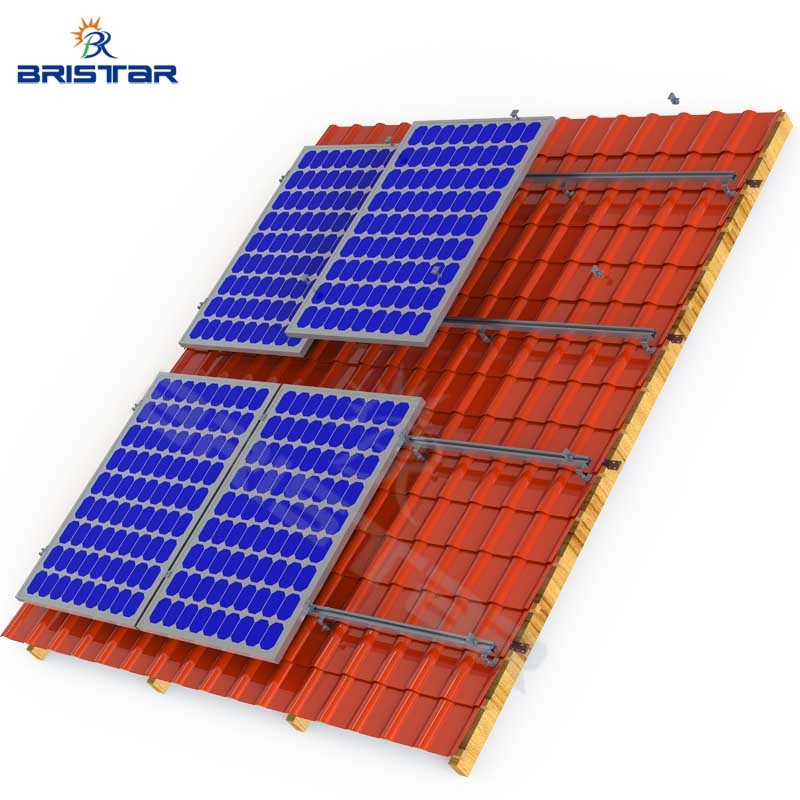Bộ dụng cụ kết cấu lắp đặt năng lượng mặt trời cho mái ngói