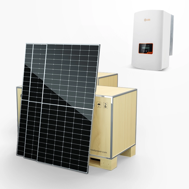 Hệ thống điện năng lượng mặt trời trên lưới để sử dụng trong gia đình và nhà máy