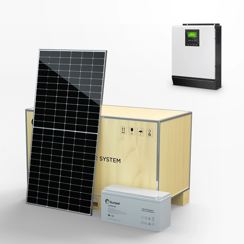 Tắt lưới Bộ năng lượng mặt trời đầy đủ Bộ bảng điều khiển Pv Hệ thống năng lượng tái tạo