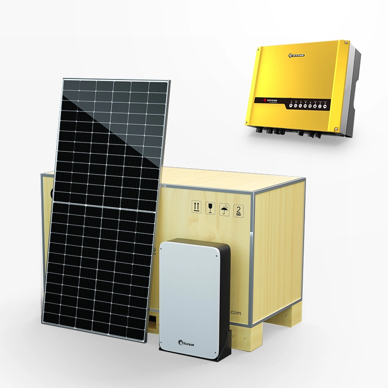 Ngôi nhà Hệ thống bảng điều khiển PV năng lượng mặt trời hỗn hợp Bộ dụng cụ năng lượng