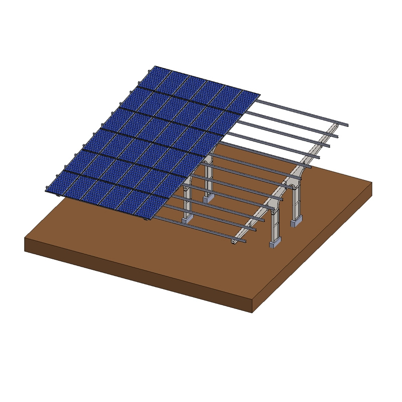 Thép mạ kẽm kết cấu nhà hàng năng lượng mặt trời khu dân cư