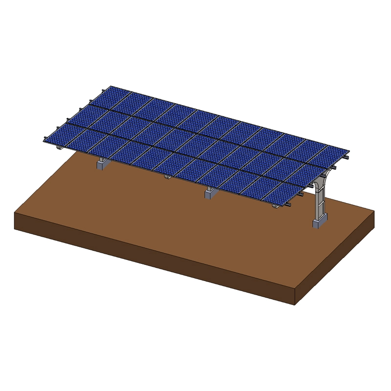 Hệ thống lắp đặt bãi đậu xe năng lượng mặt trời bằng thép mạ kẽm