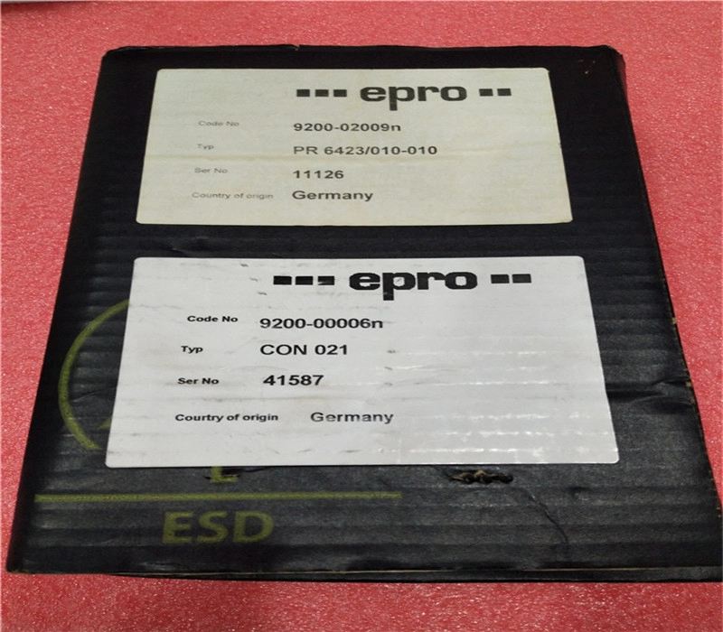 EPRO PR6423 / 010-040 + CON021 Cảm biến chuyển đổi dòng điện xoáy