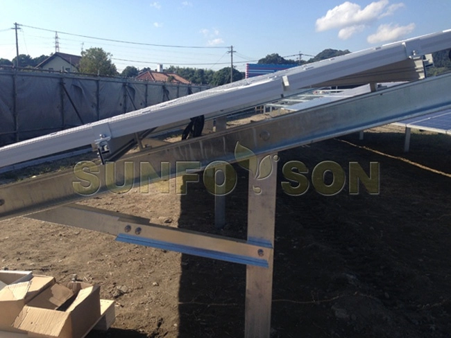 Hệ thống lắp đặt năng lượng mặt trời SunRack Pile