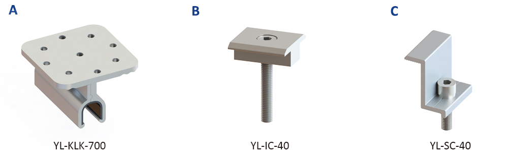 railless solar mounting system