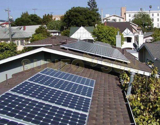 Hệ thống lắp đặt năng lượng mặt trời trên mái nhà Shingle