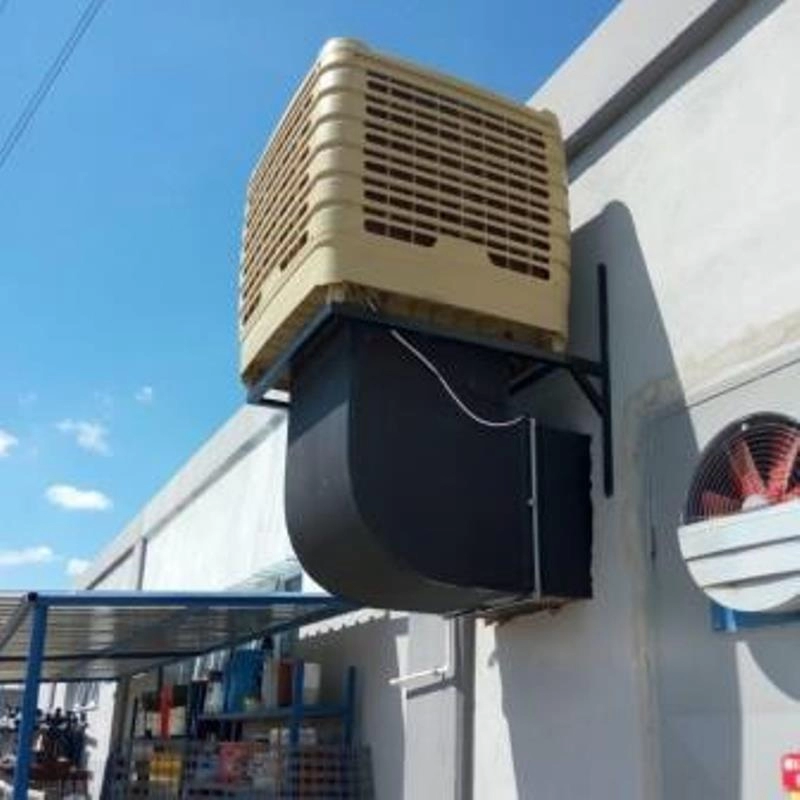 Tiết kiệm năng lượng 1.1KW Máy làm mát nước bay hơi của Trung Quốc Máy làm mát không khí công nghiệp trên mái nhà