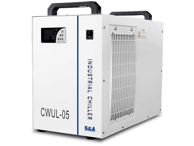 máy làm lạnh tuần hoàn để làm mát laser UV 3W-5W