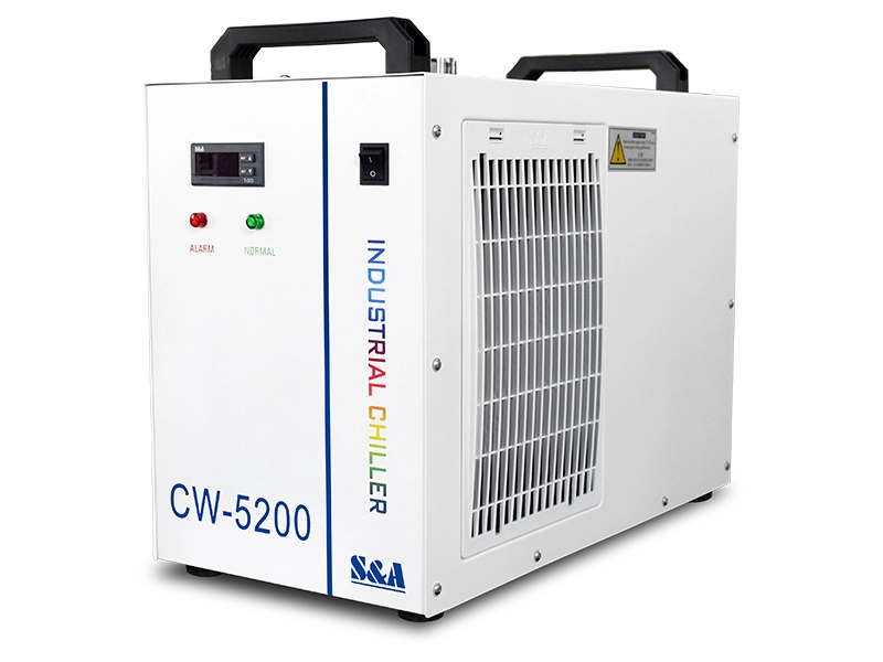 Máy làm lạnh làm mát bằng nước CW-5200 để làm mát máy tiếp xúc với đèn LED UV