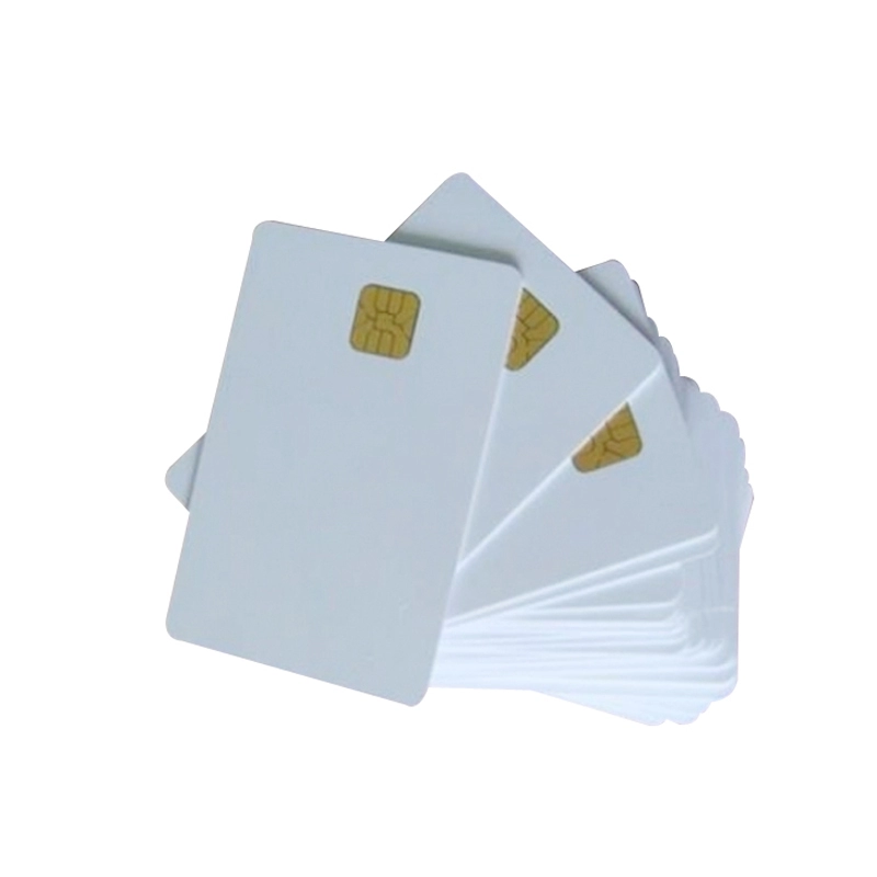 Thẻ tiếp xúc trống trắng có thể in được IC 4442/5542/4428/5528 Thẻ thông minh chip