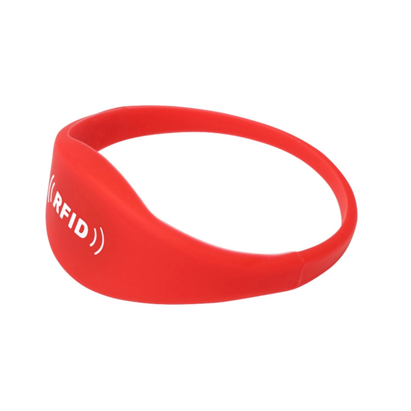 13,56Mhz RFID I-CODE SLI Vòng tay đeo tay silicon màu đỏ
