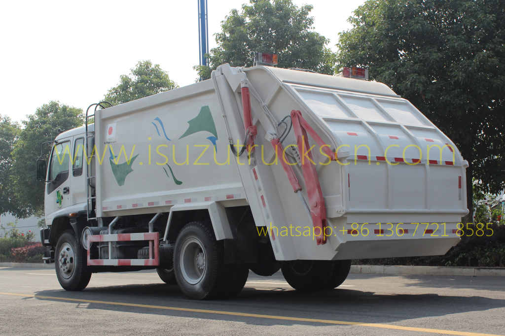 Garbage Compactor Vehicle Isuzu 14CBM specifications and picture